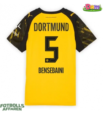 Borussia Dortmund Ramy Bensebaini #5 Hemmatröja Kvinnor 2025-26 Kortärmad